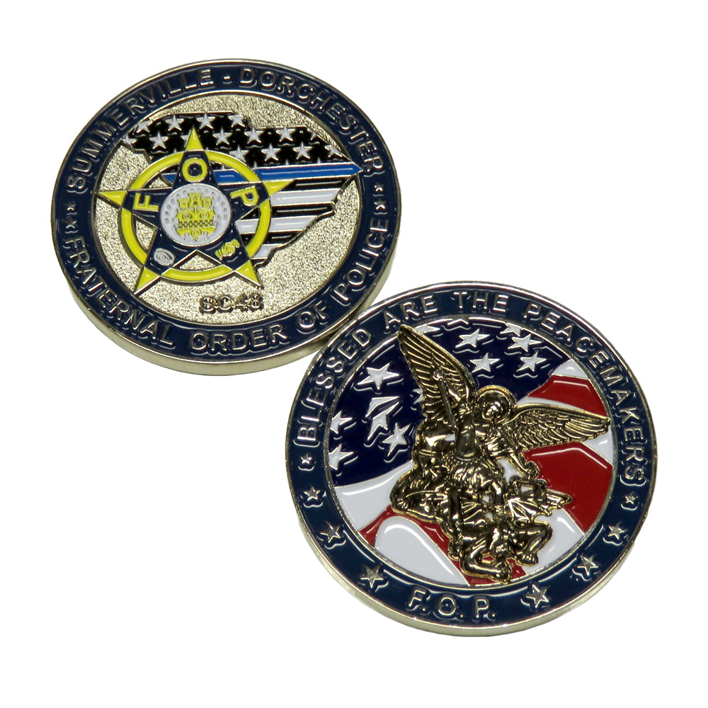Summerville-Dorchester Fraternal Order of Police Challenge Coin