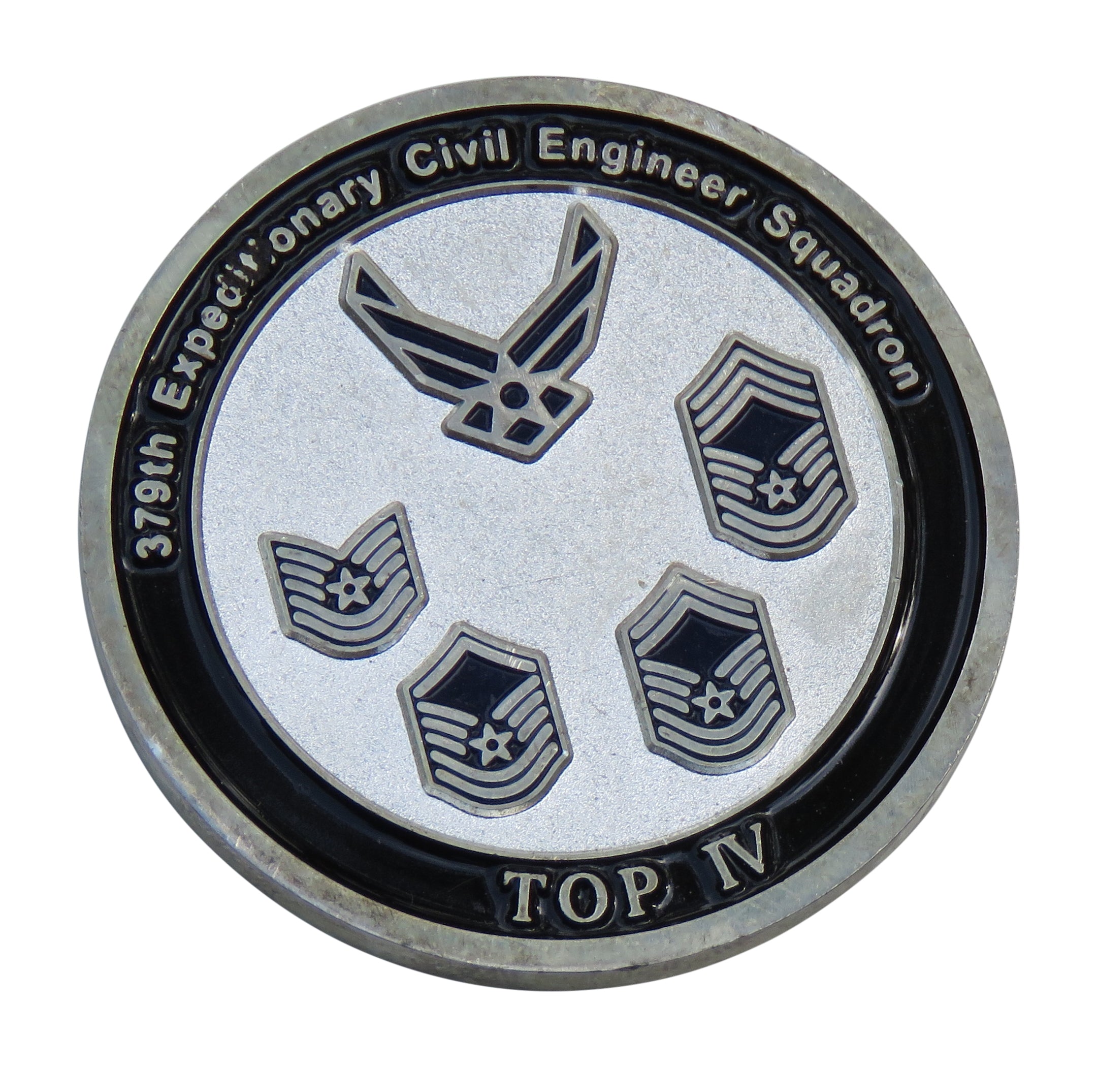 US Air Force 379 Expeditionary Civil Engineer Squadron Challenge Coin