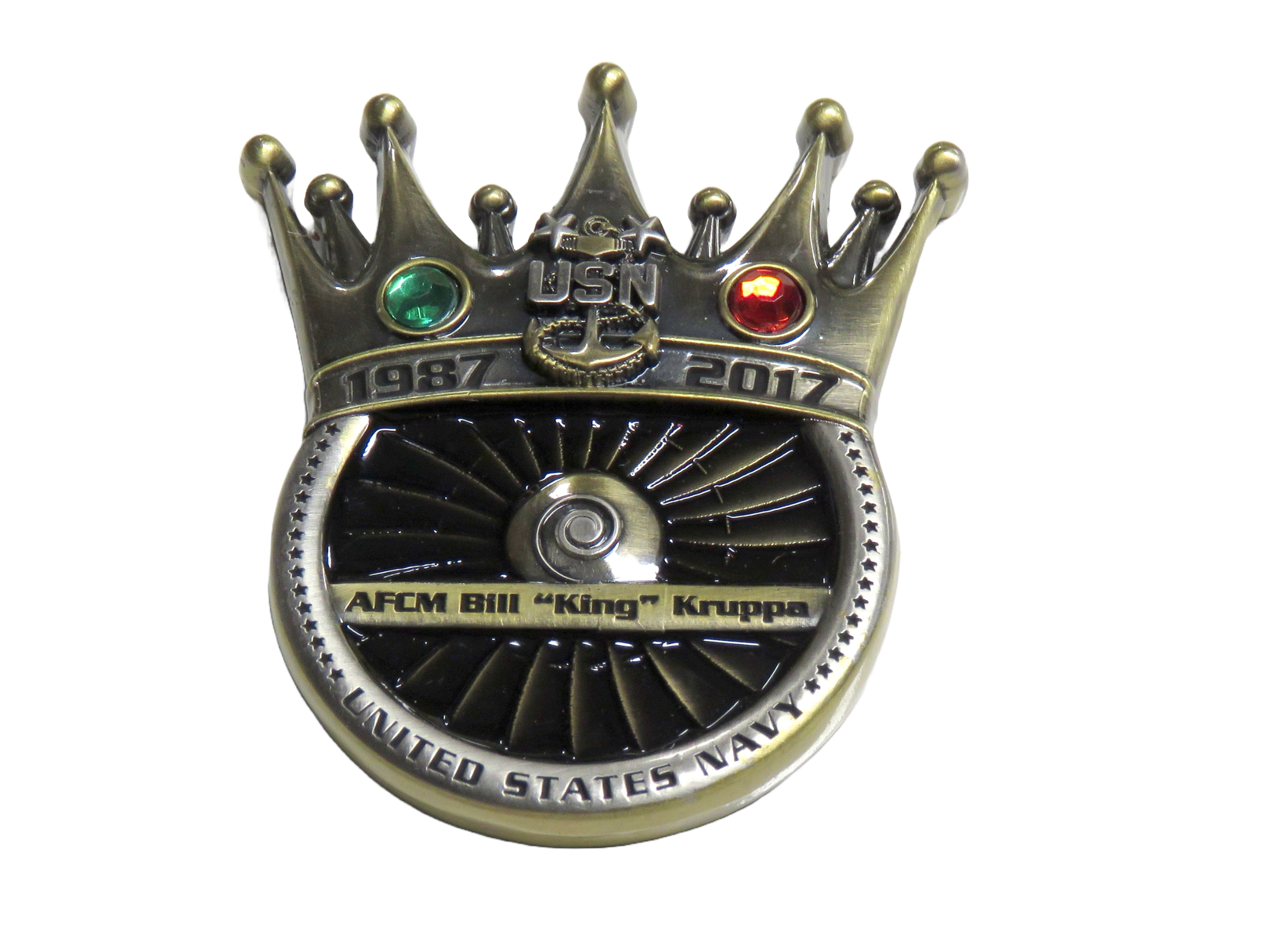 U.S. Navy AFCM Bill King Kruppa Challenge Coin