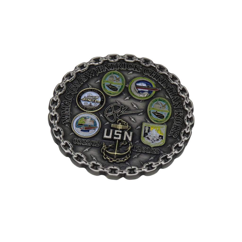 U.S. Navy MMAC SS/SW Patrick Christian Kohr Challenge Coin