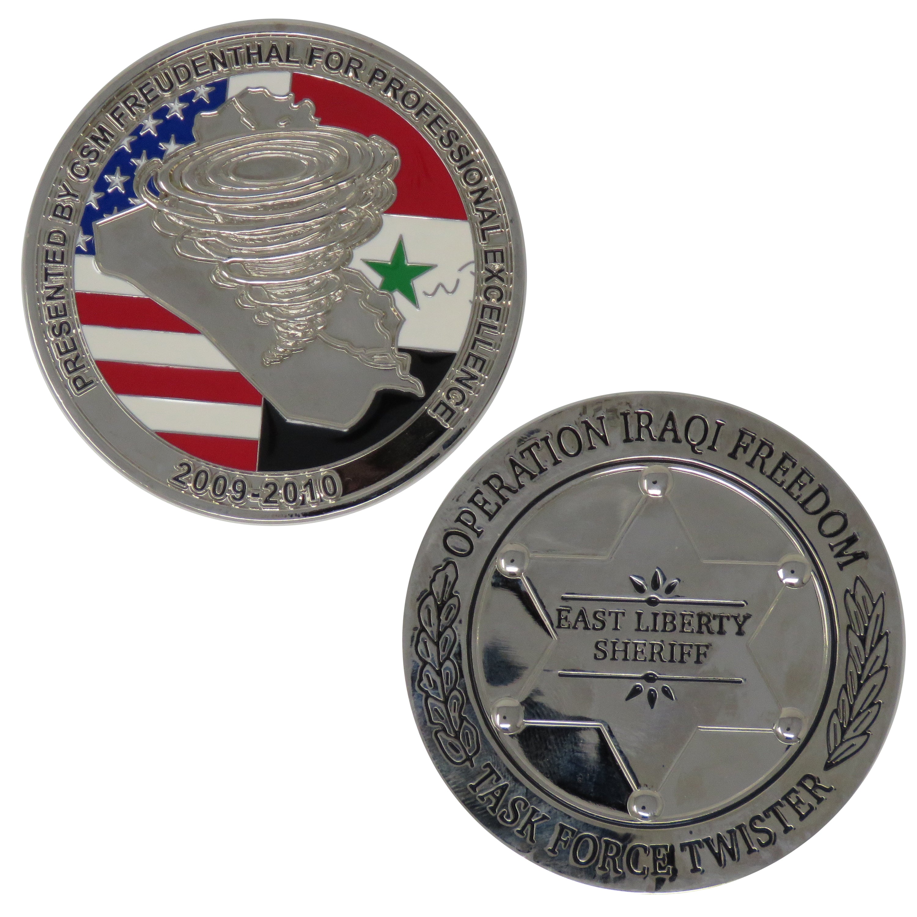 Task Force Twister East Liberty Sheriff Challenge Coin