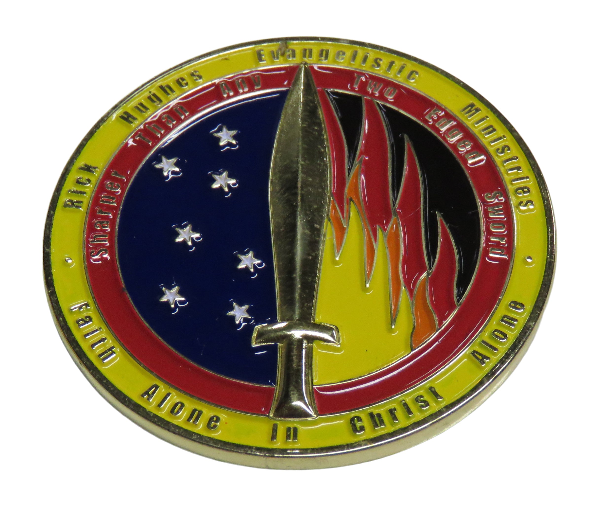 Rich Hughes Evangelistic Ministries Challenge Coin