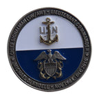 US Navy LT Commander Chief Signalman Michael Knoell Retirement Challenge Coin