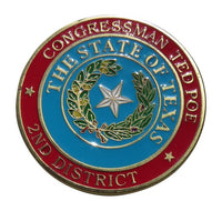 Congressman Ted Poe Texas 2nd District Challenge Coin