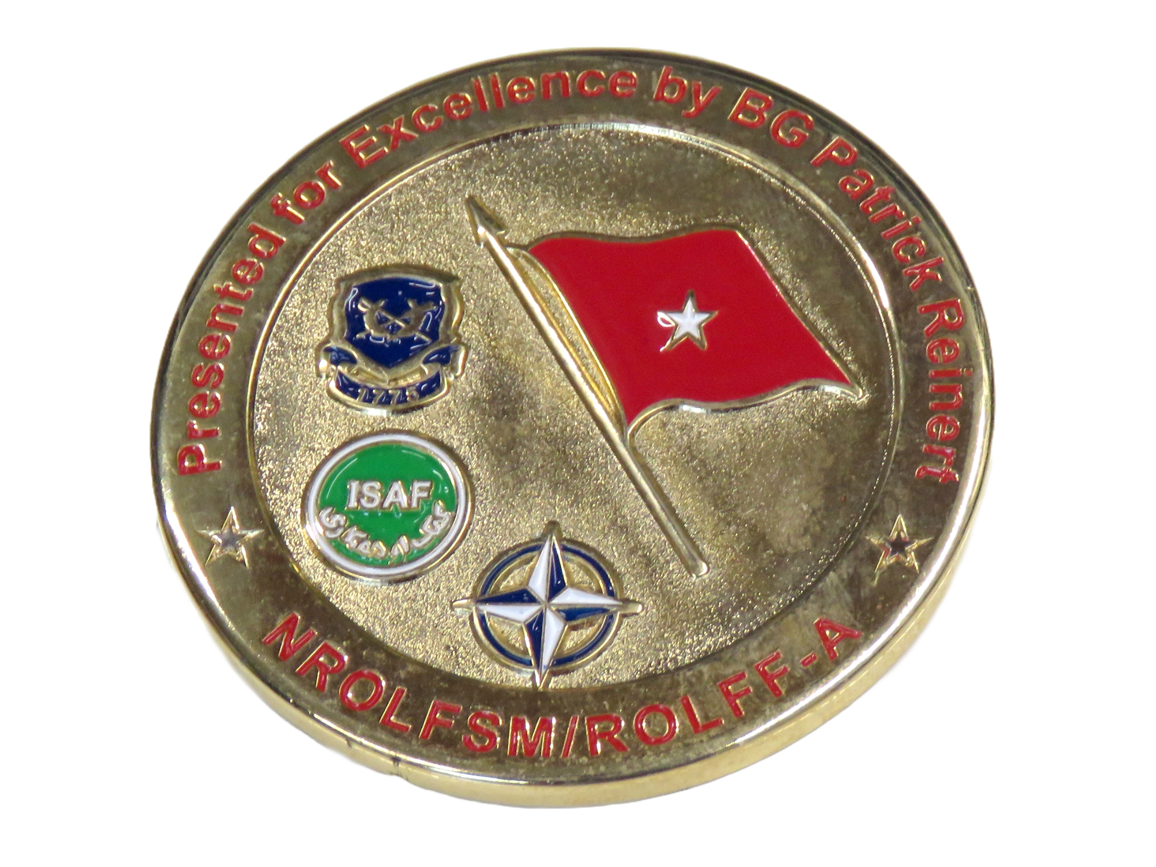 NROLFSM/ROlFF-A  Presented for Excellence Challenge Coin
