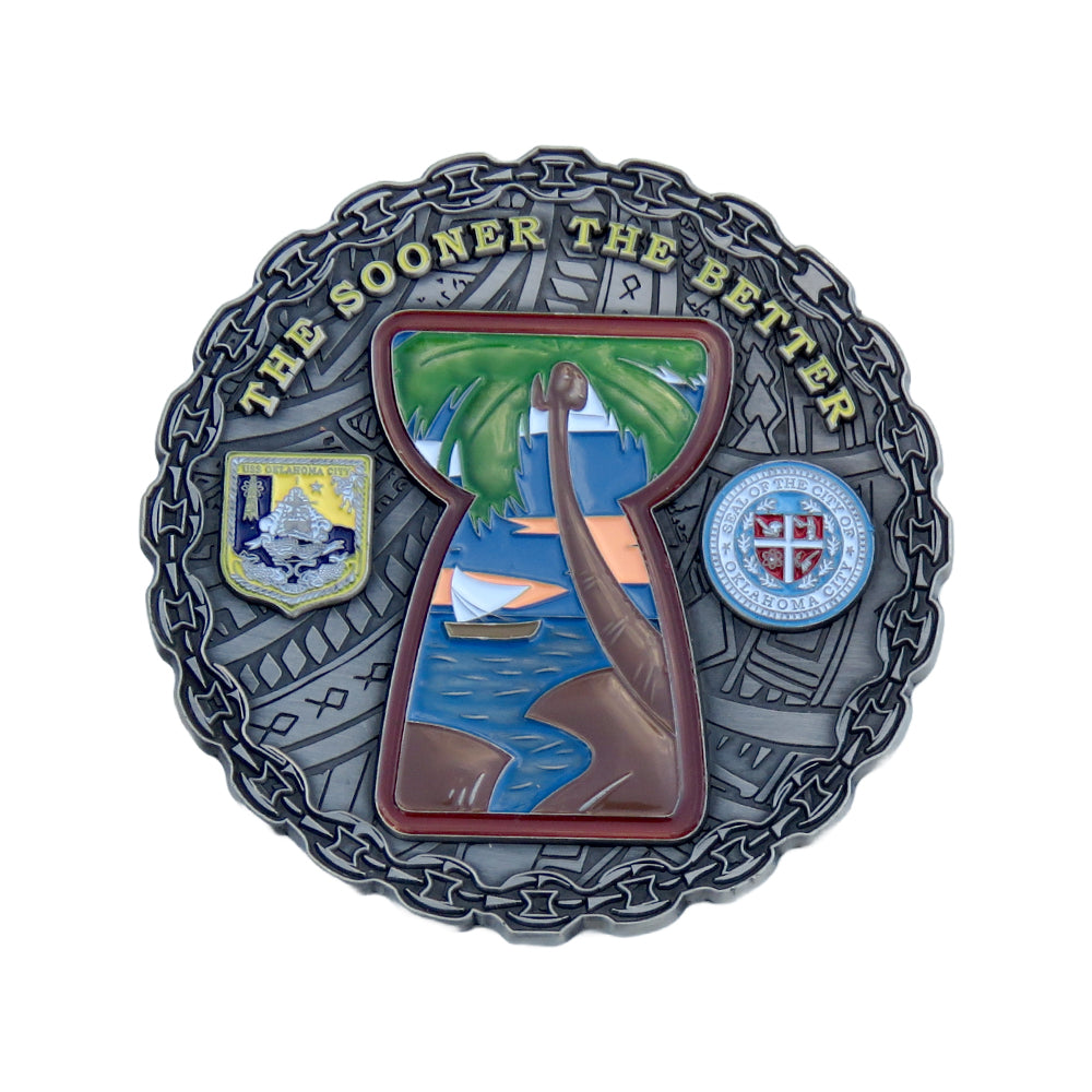Oklahoma City Chief's Mess Challenge Coin