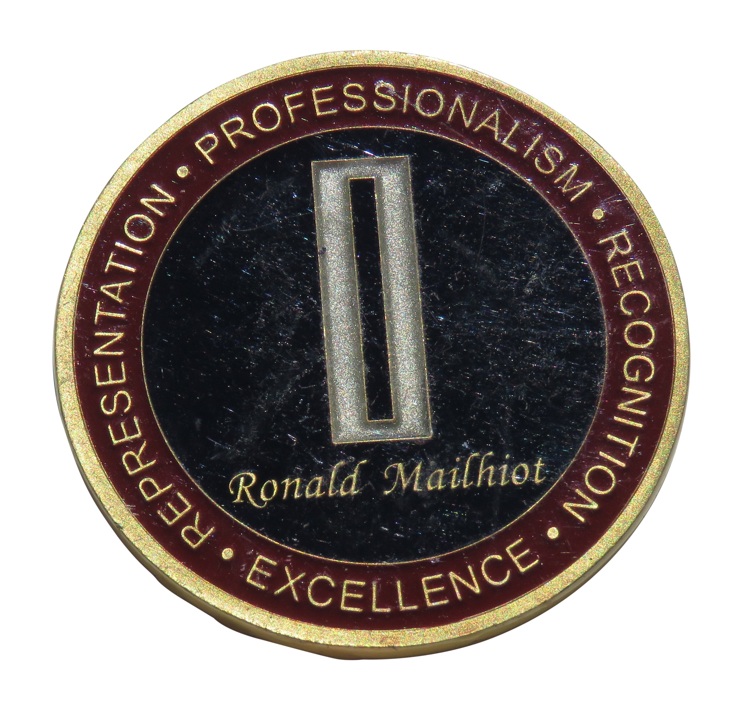 US Army Warrant Office Ronald Mailhiot Challenge Coin