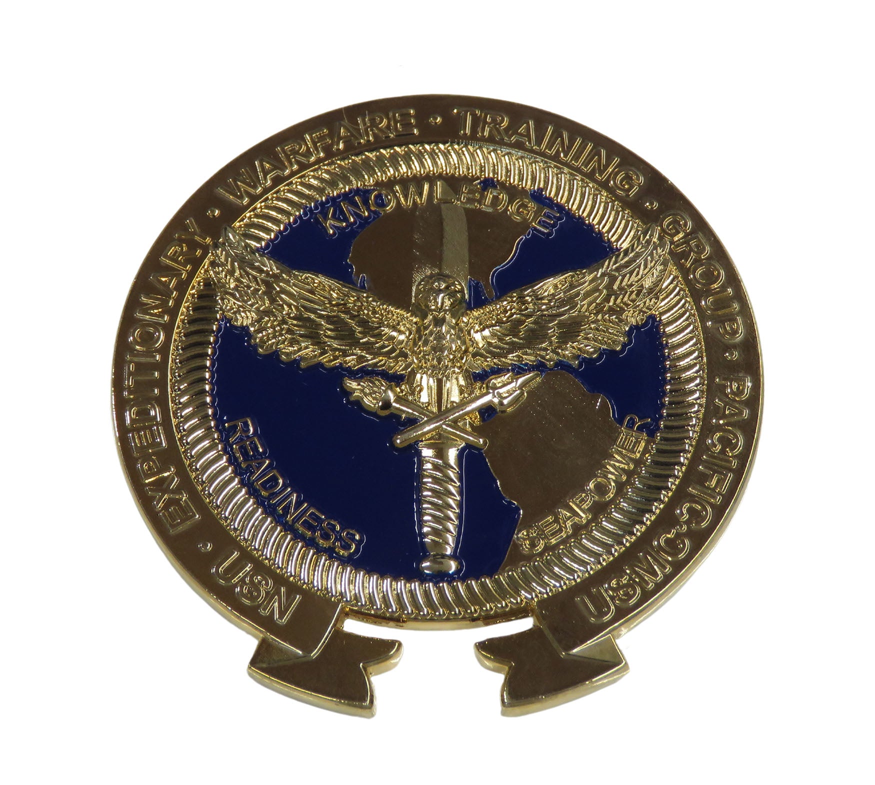 U.S. Navy/USMC Expeditionary Warfare Training Group Pacific Challenge Coin
