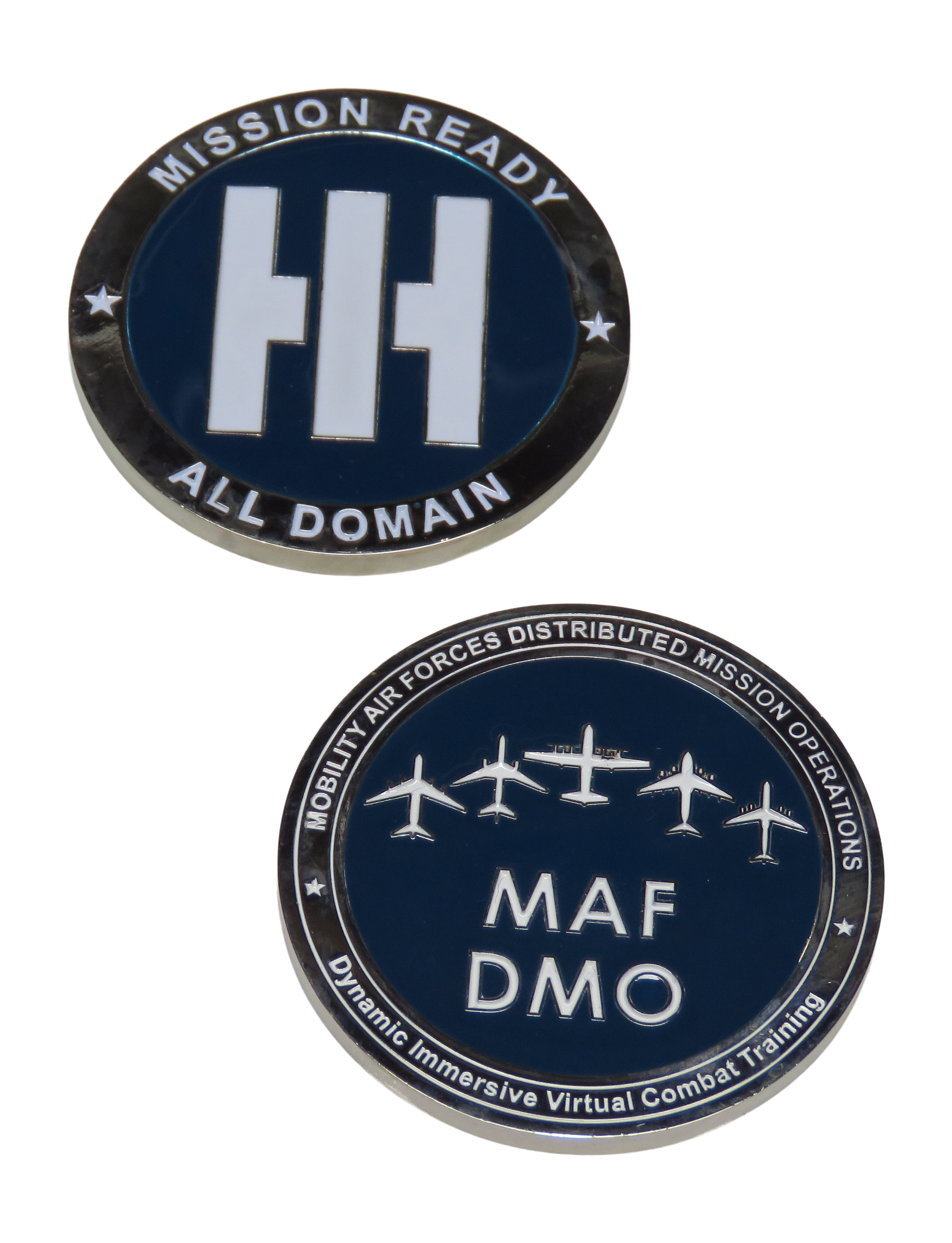 Mobility Air Forces Distributed Mission Operations Challenge Coin