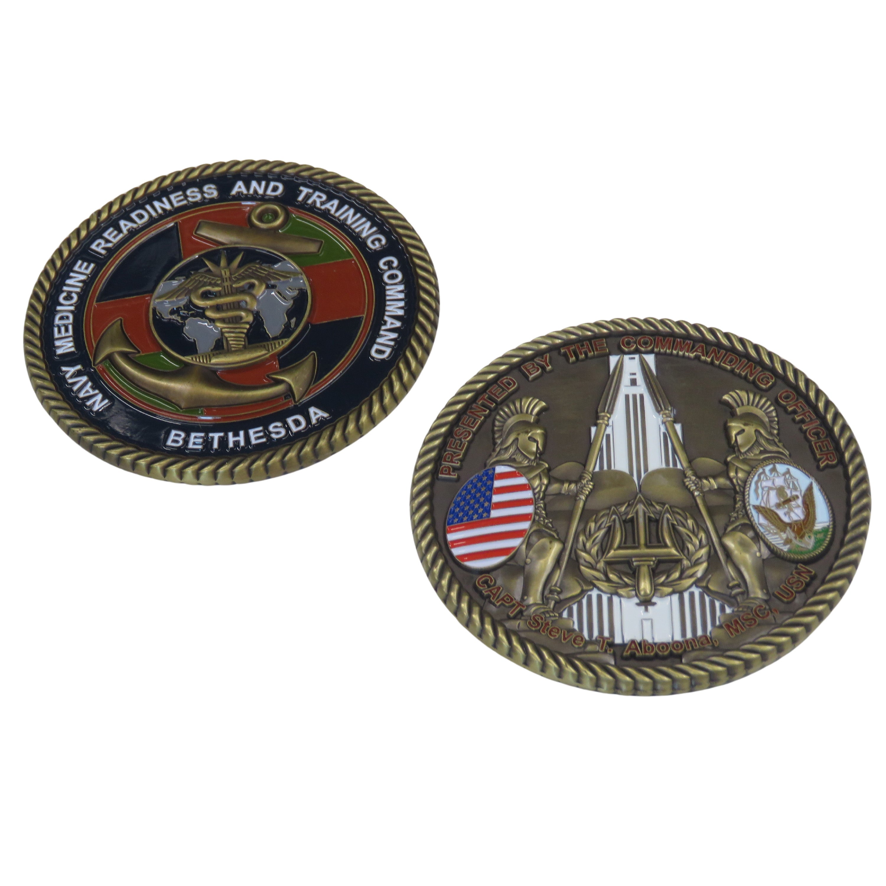 Navy Medicine Readiness and Training Command Bethesda Challenge Coin