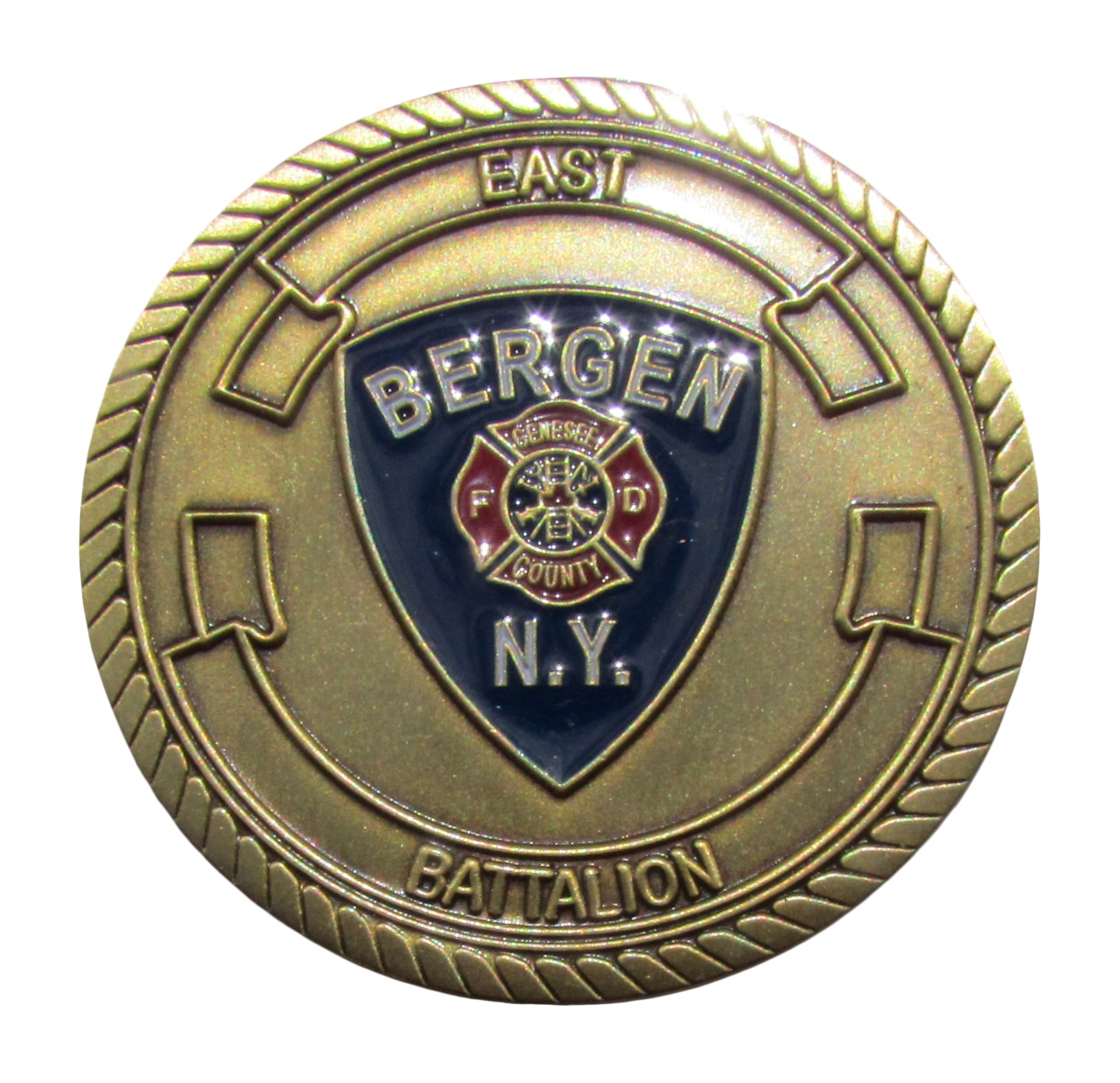 Bergen NY Genesee Country EAST Battalion Challenge Coin