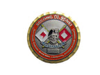 US Army 181st Signal Company Renegades Silvertone Accents Challenge Coin