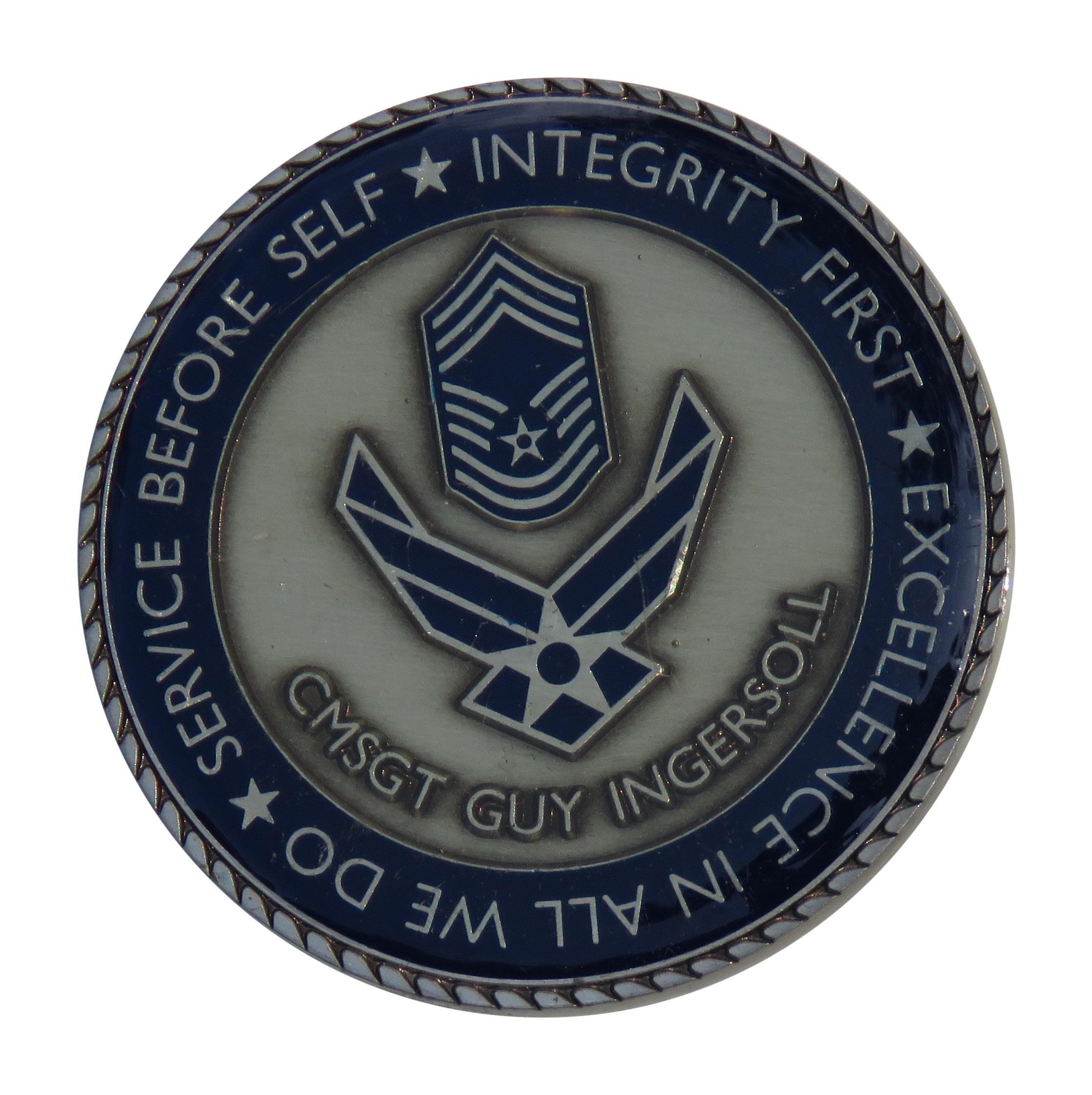 US Air Force CMSGT Guy Ingersoll Challenge Coin