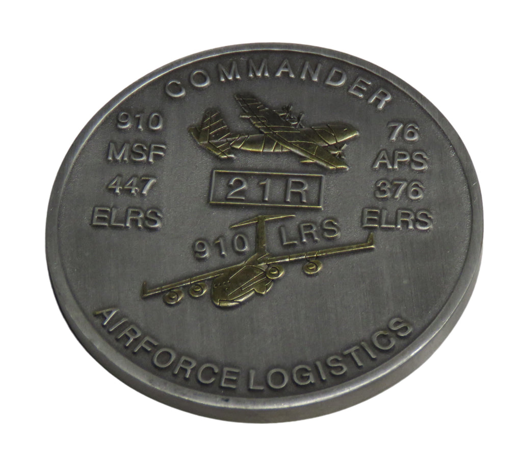 U.S. Air Force Commander Logistics 21 R Challenge Coin