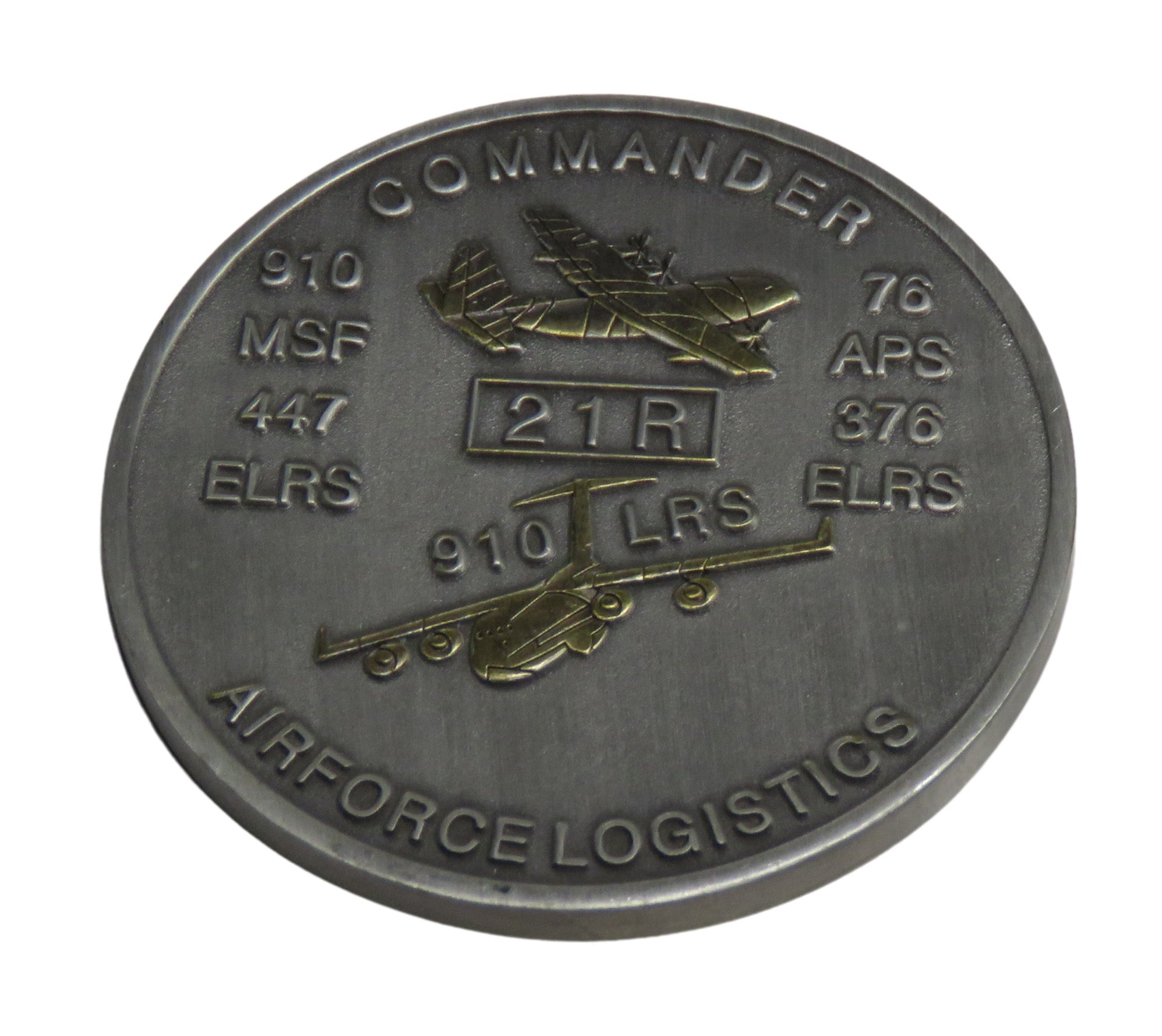 U.S. Air Force Commander Logistics 21 R Challenge Coin