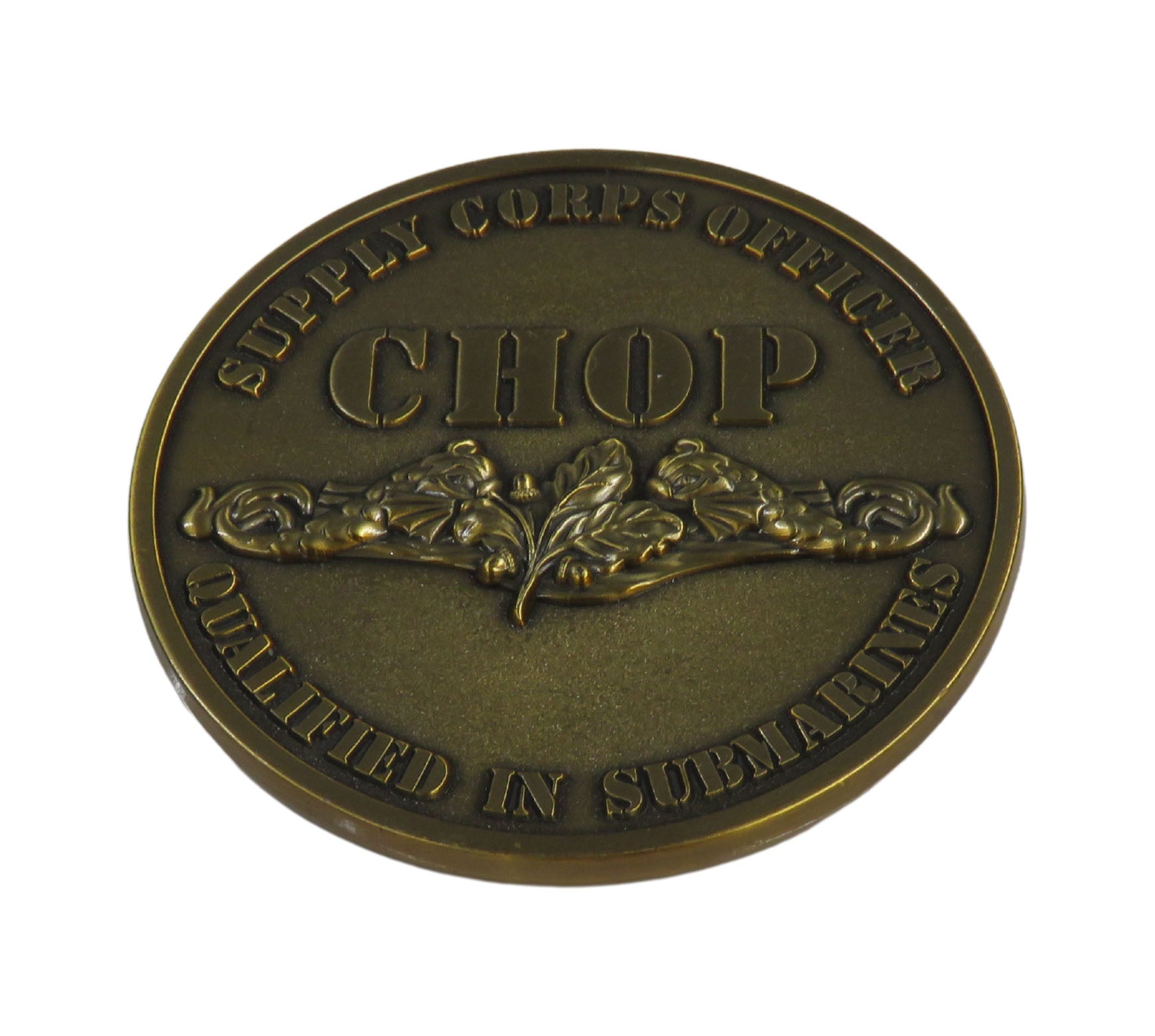 U.S. Navy Supply Corps Officer Qualified in Submarines Challenge Coin