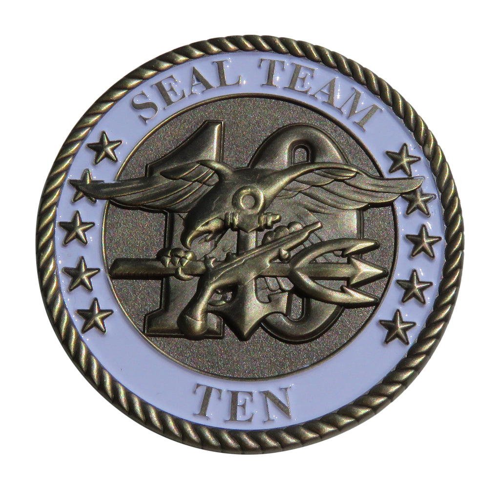 US Navy Team Ten Challenge Coin-Number 29