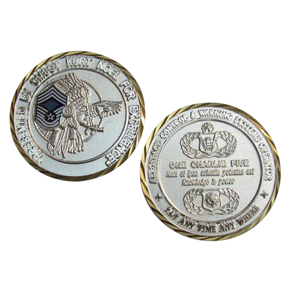 US Air Force Chief Master SGT CMSGT Kurt Noel Challenge Coin