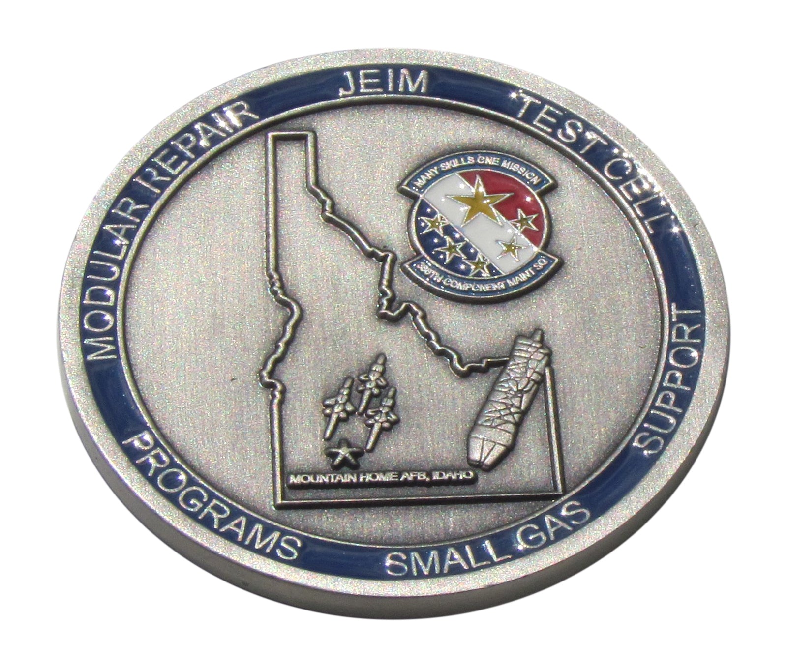 366 CMS Propulsion Flight Mountain Home AFB,ID Challenge Coin