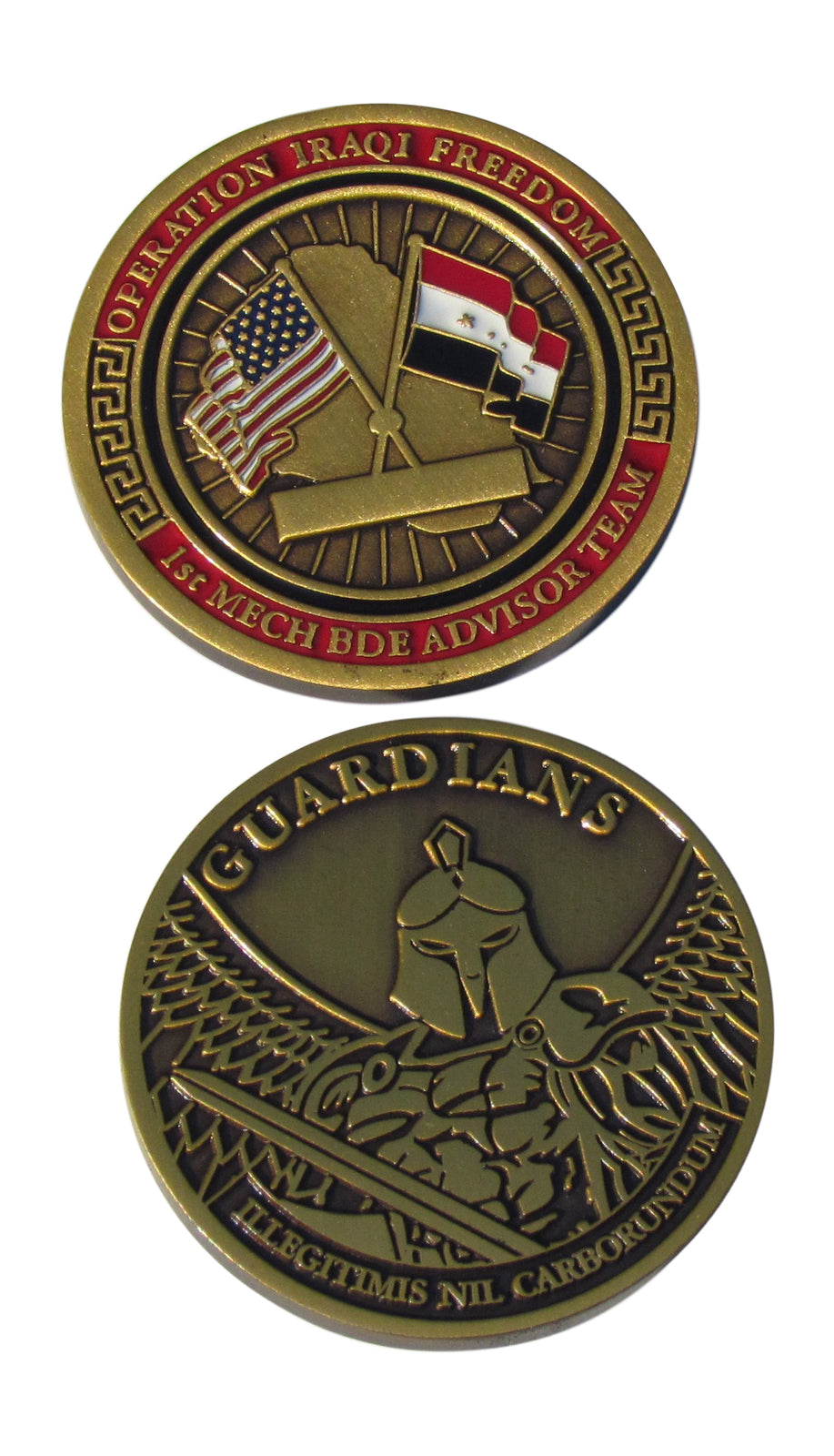US Army 1st Mech BDE Advisor Team Challenge Coin