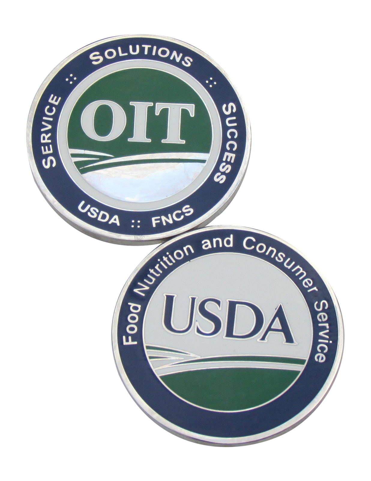 Food Nutrition And Consumer Service OIT USDA Challenge Coin
