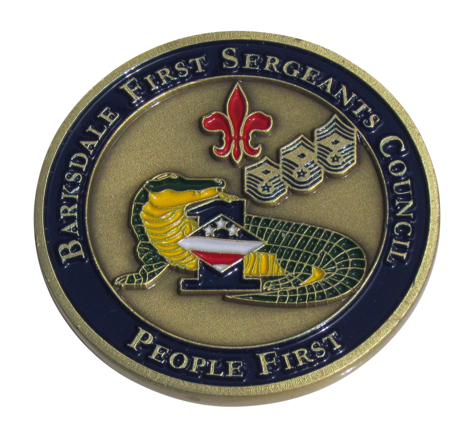 U.S. Barksdale First Sergeants Council People First Challenge Coin