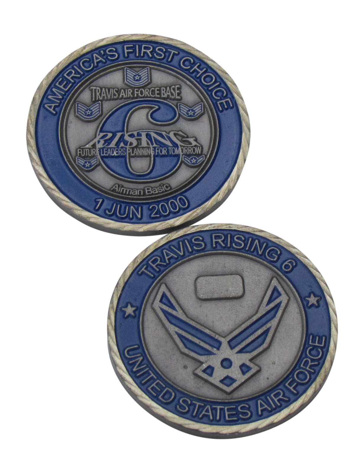 America's Best Choice Travis Air Force Rising 6 Challenge Coin