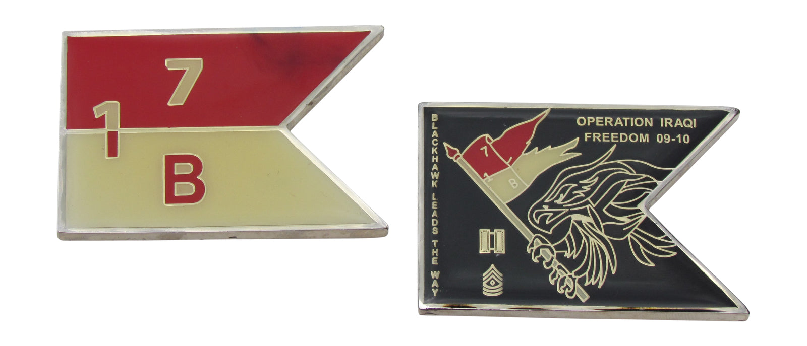 Operation Iraqi Freedom 09-10,Blackhawk Leads The Way Challenge Coin