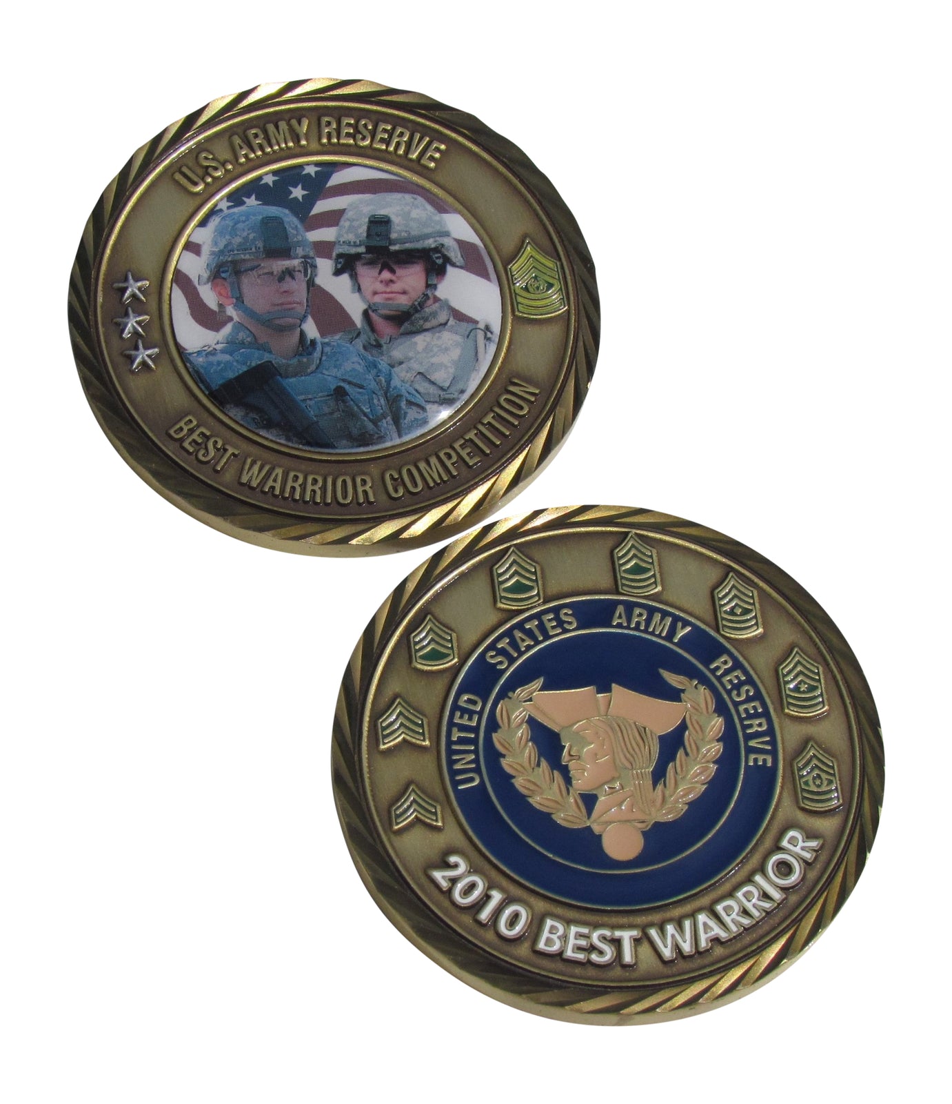 United States Army Reserve Best Warrior 2010 Challenge Coin