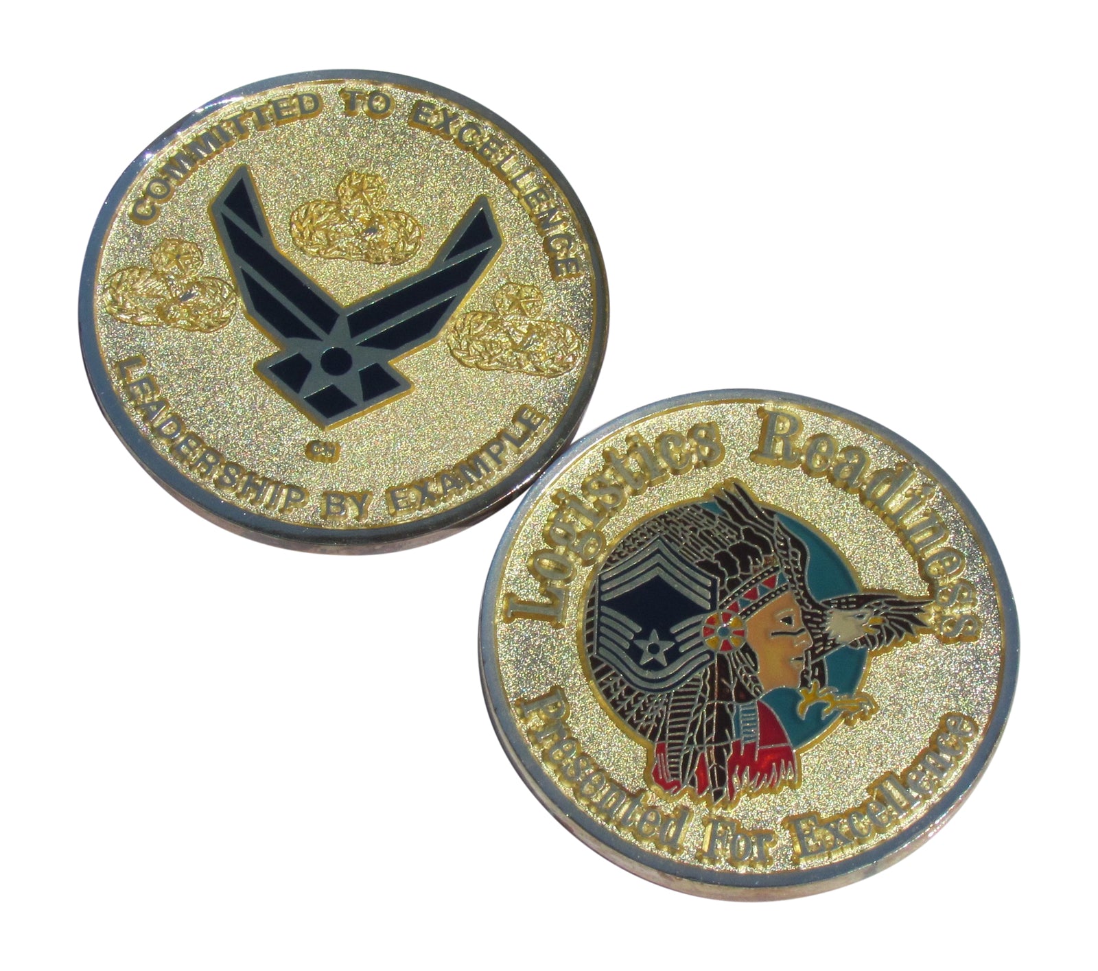 USAF Logistic Readiness Challenge Coin