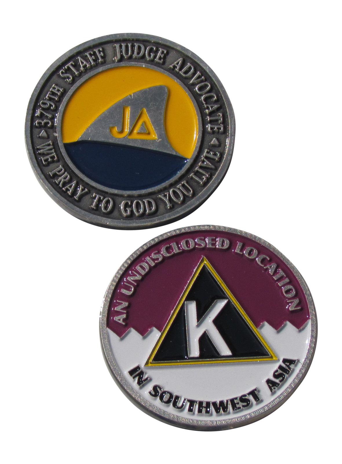 379th Staff Judge Advocate Challenge Coin