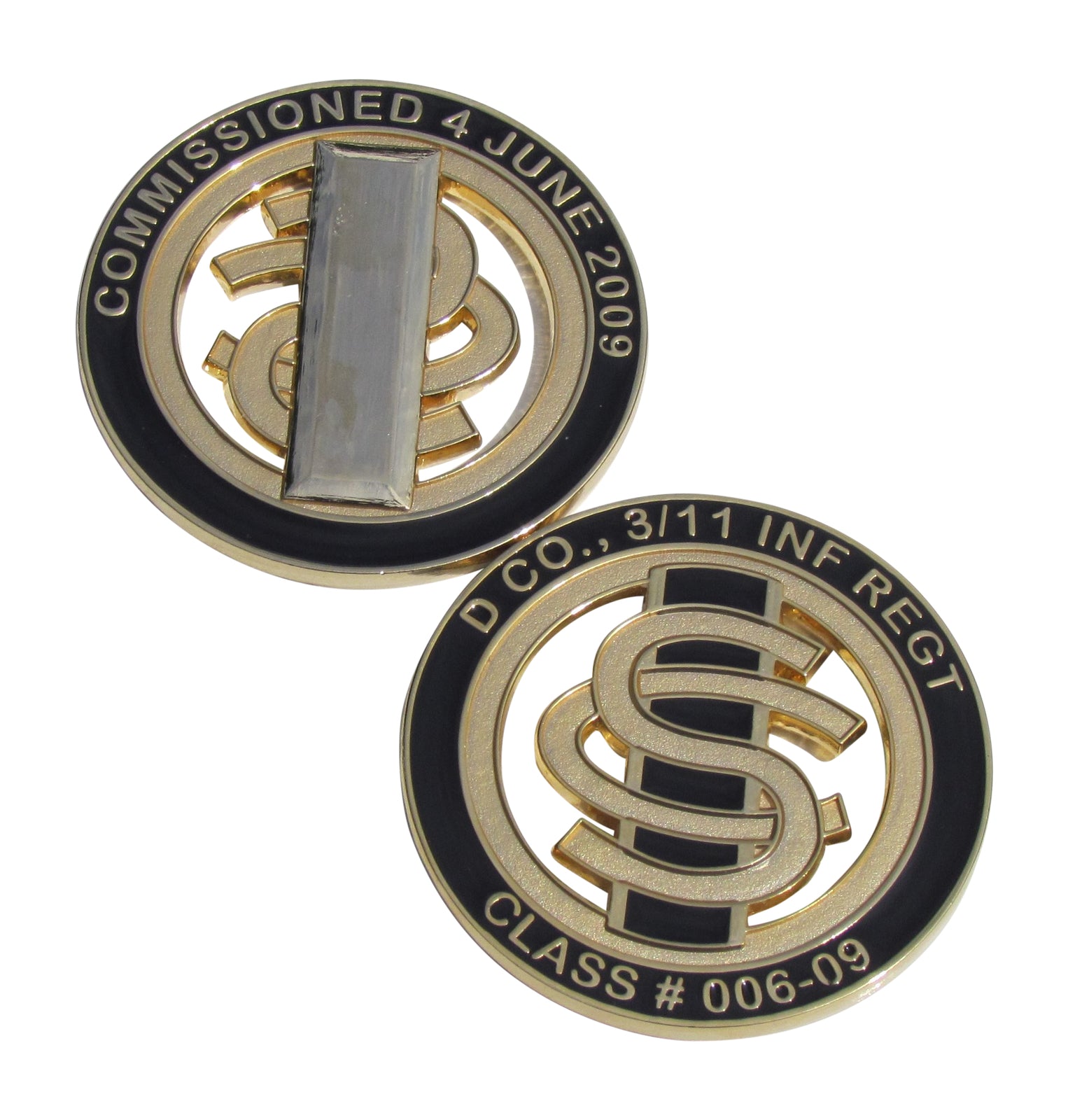 Commissioned June 4 2009 Challenge Coin
