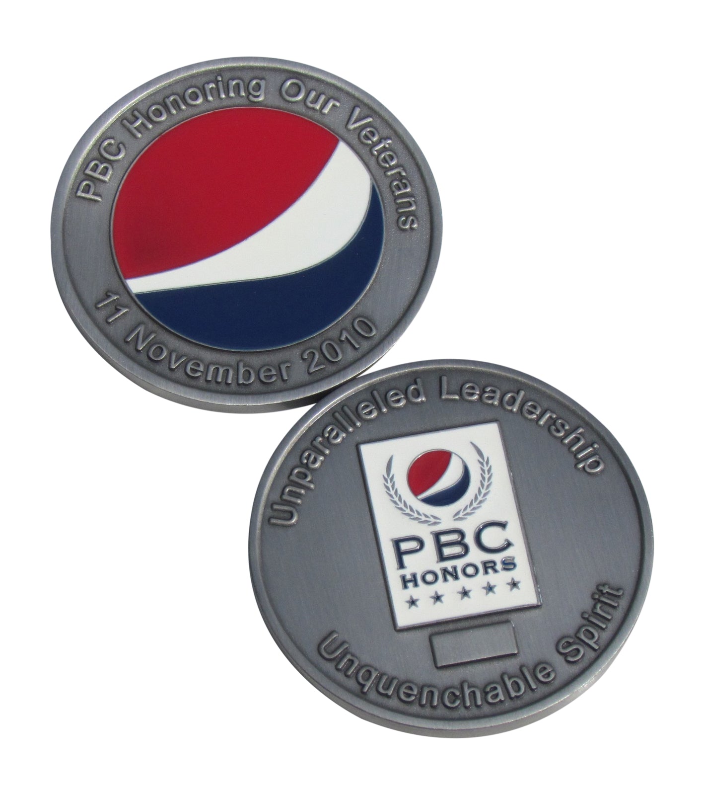 PBC Honors November 11,2010 Challenge Coin