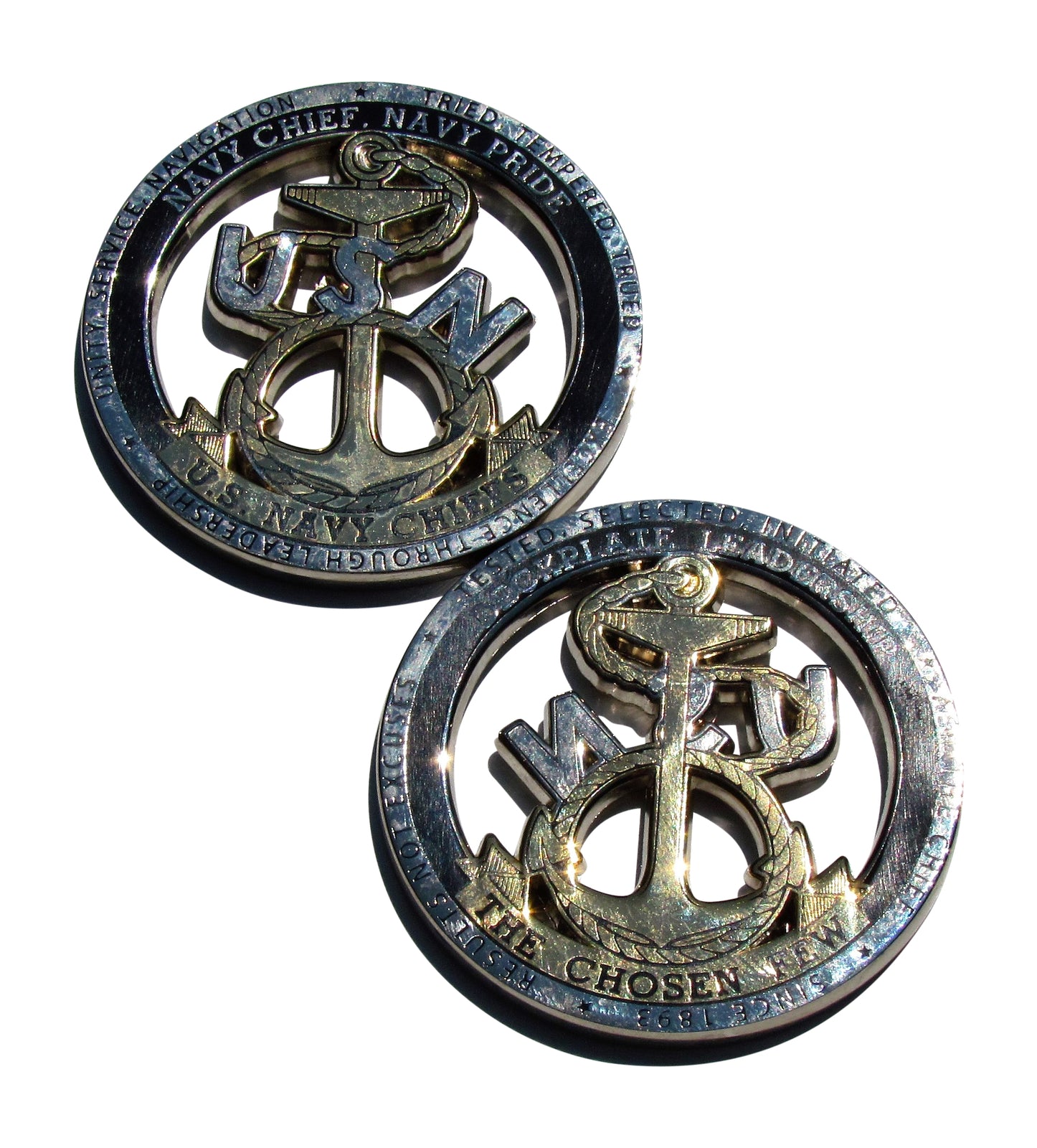 US Navy Chiefs Challenge Coin
