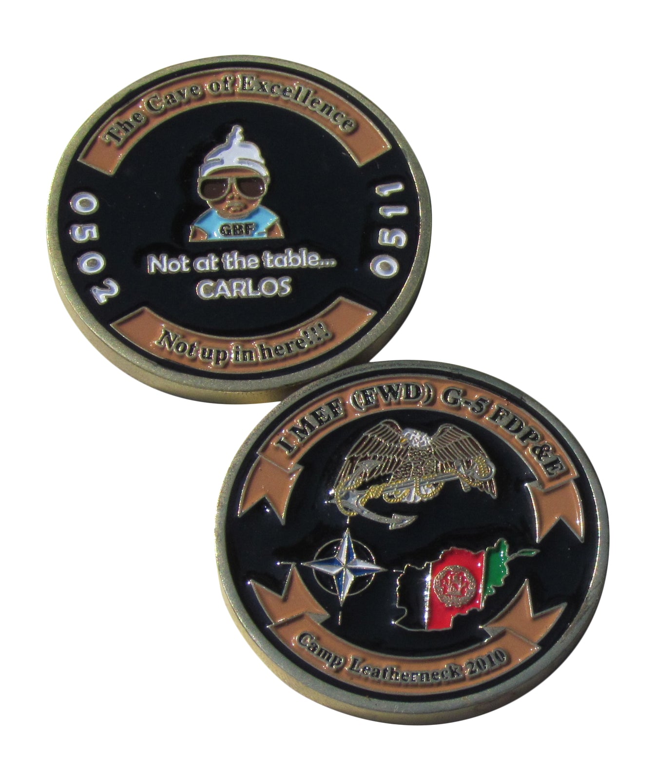 Camp Leatherneck I Marine Expeditionary Force (FWD) Challenge Coin