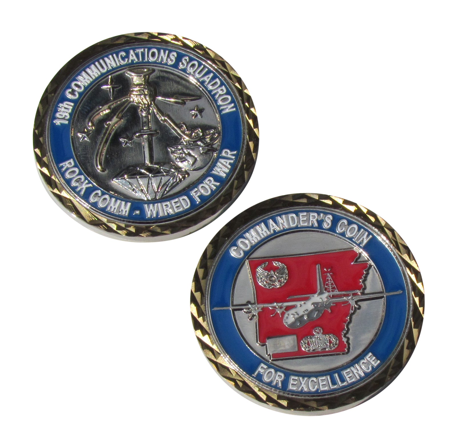 USAF Communications Squadron Challenge Coin