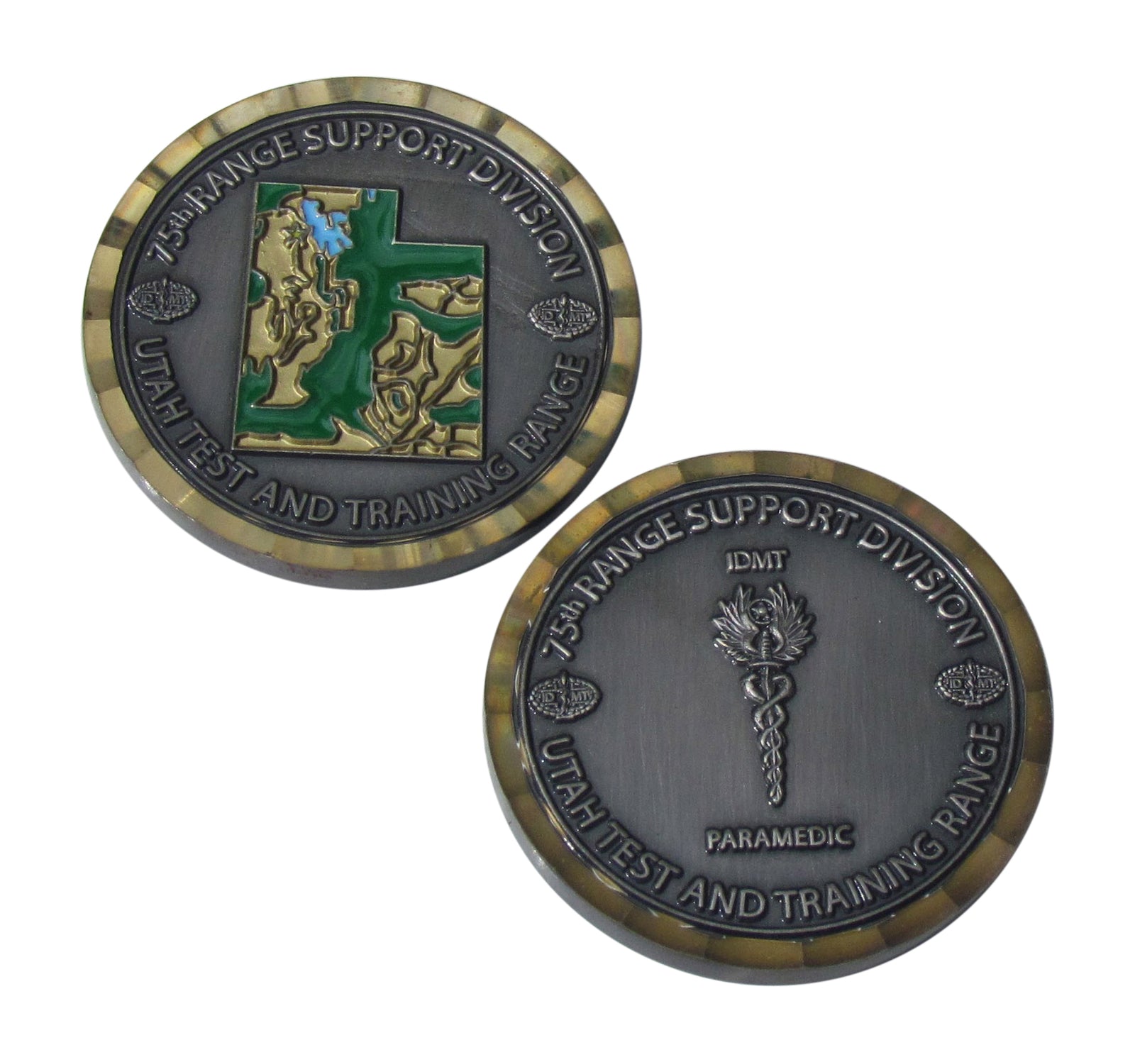 75th  Range Support Division Utah Challenge Coin