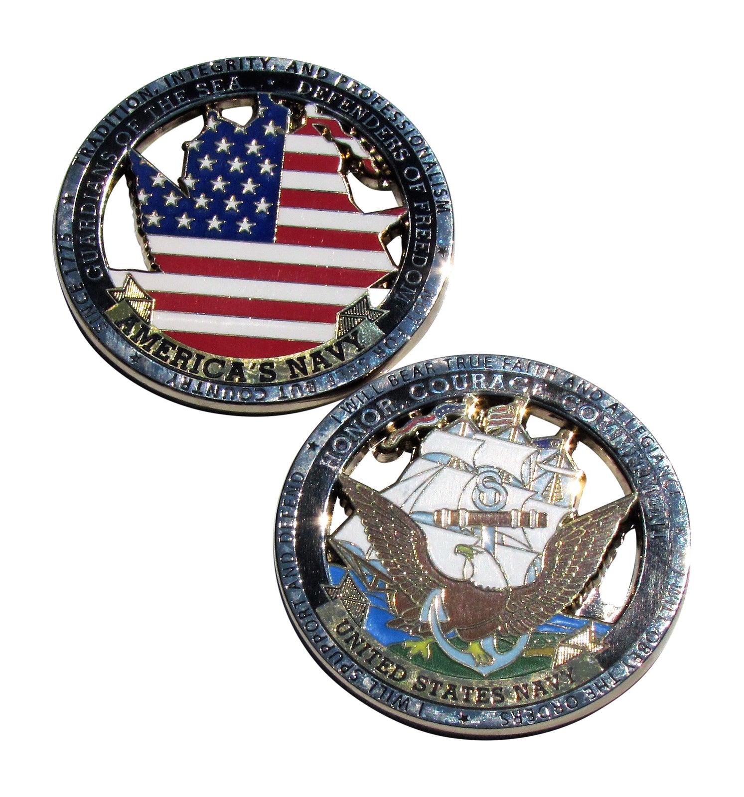 US Navy Guardian of the Sea Challenge Coin