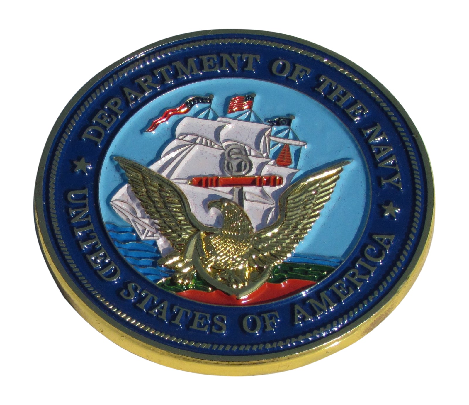 US Navy 231 Years Preserving Peace Across The Seas Challenge Coin