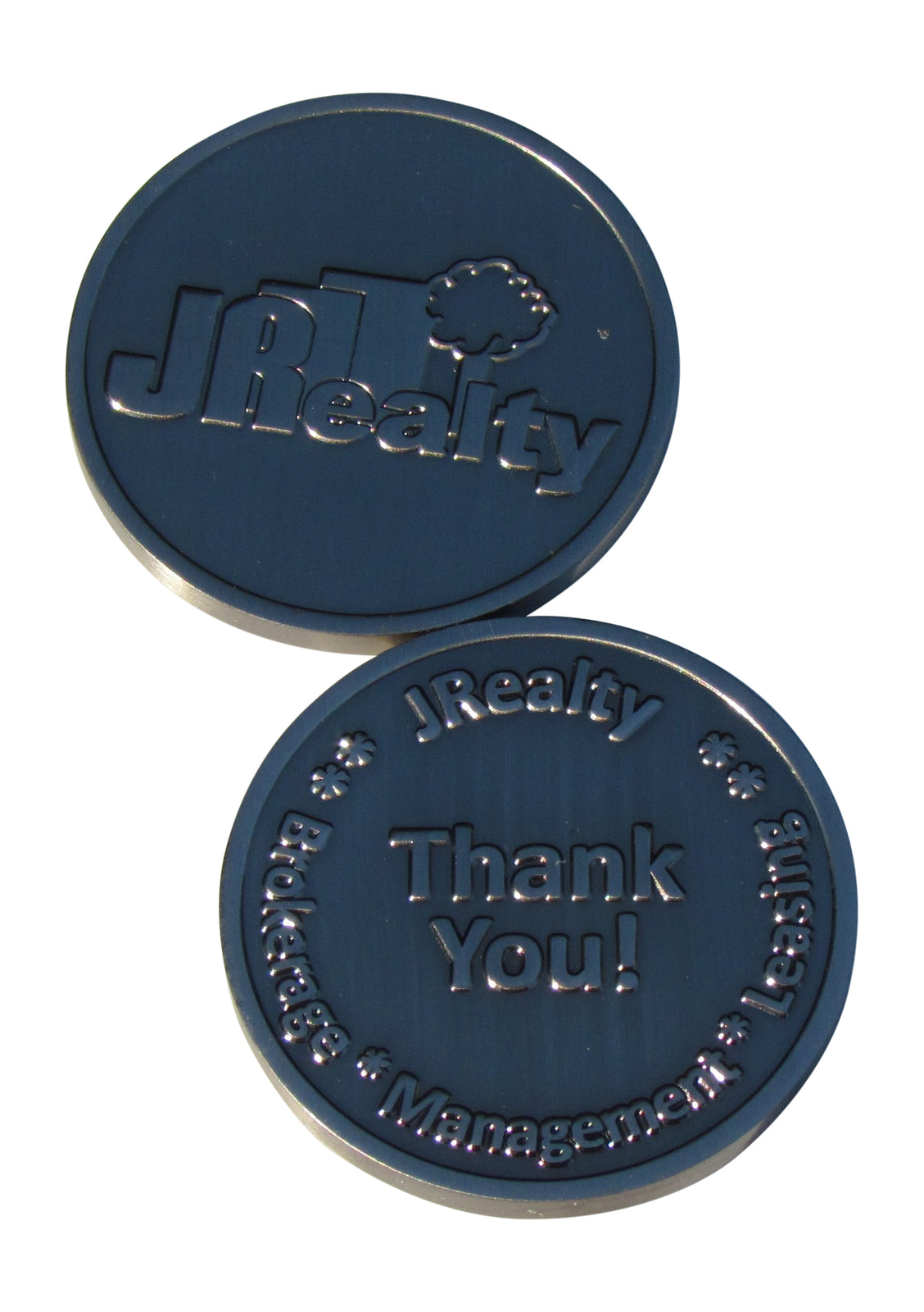 J Realty Management Challenge Coin