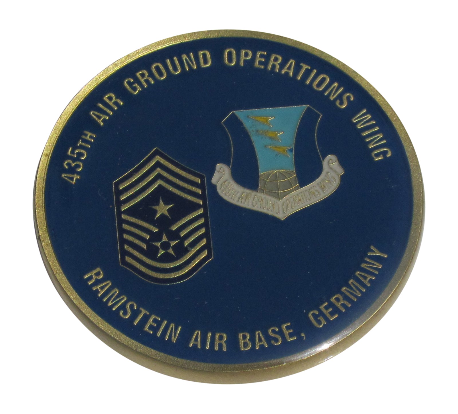 435th Air Ground Operations Wing Challenge Coin