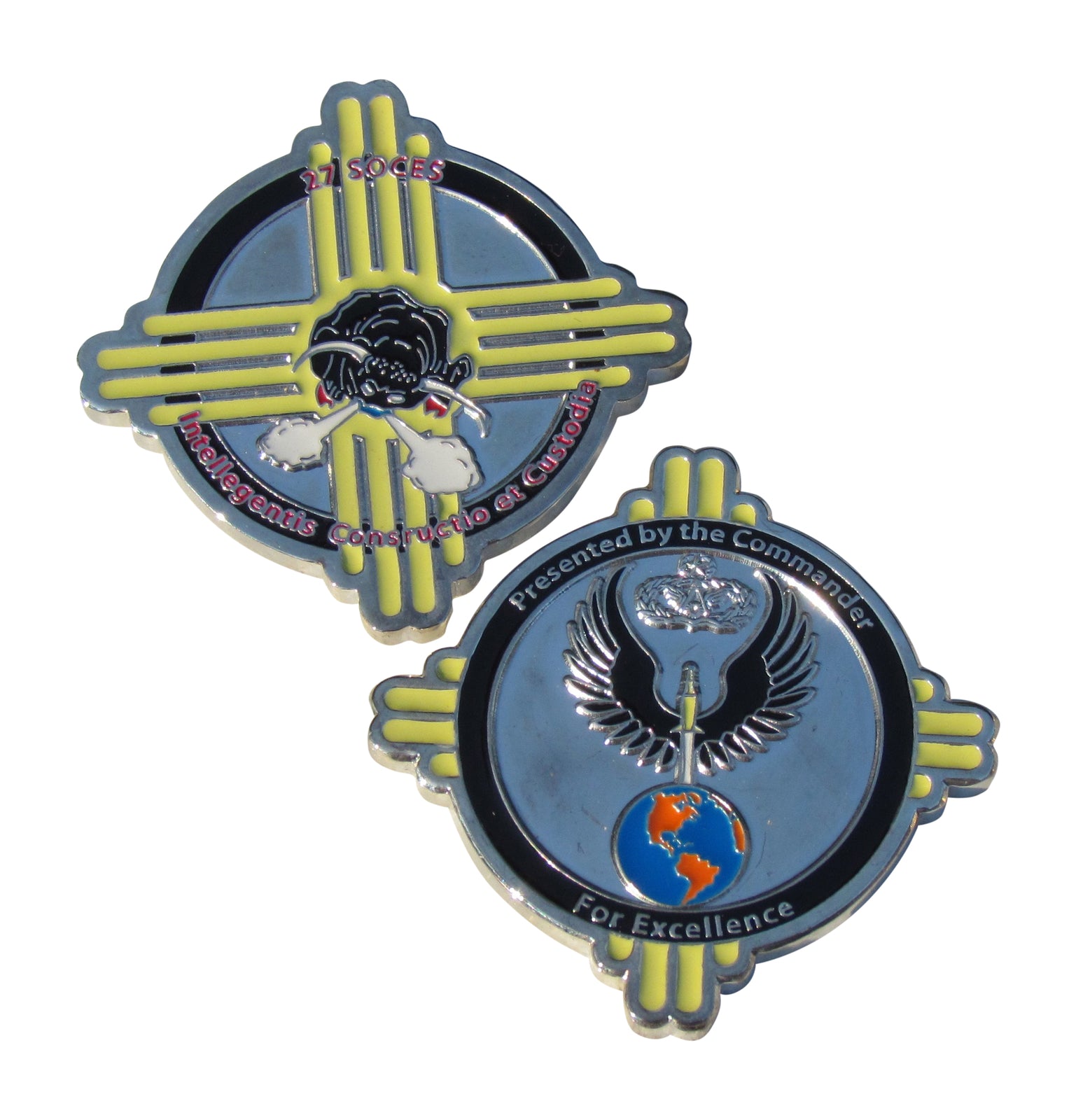 27 SOCES Intellegentis Consructio et Custodia Challenge Coin