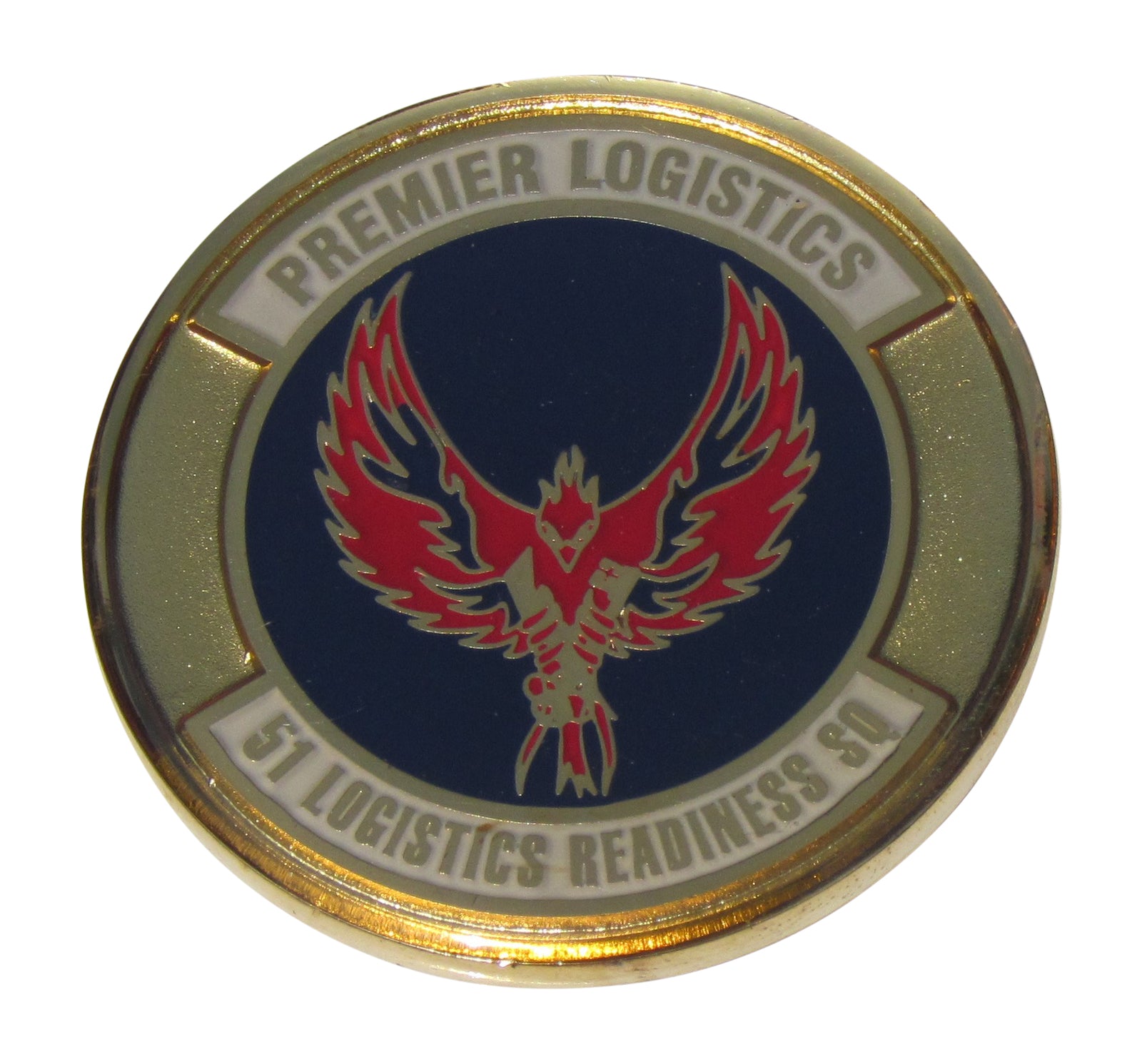 51 Logistic Readiness SQ Challenge Coin