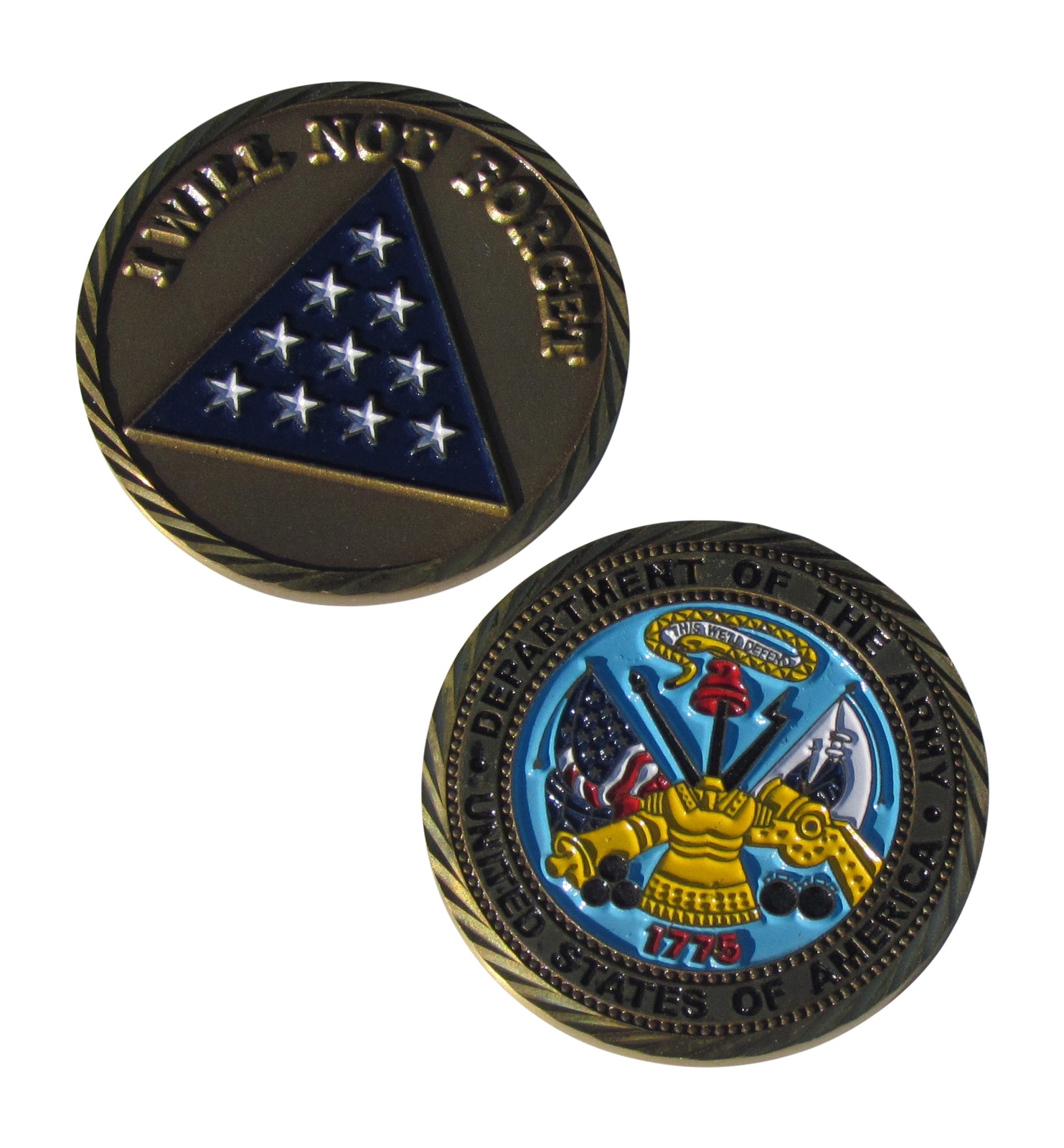 Department Of Army United States Of America Challenge Coin