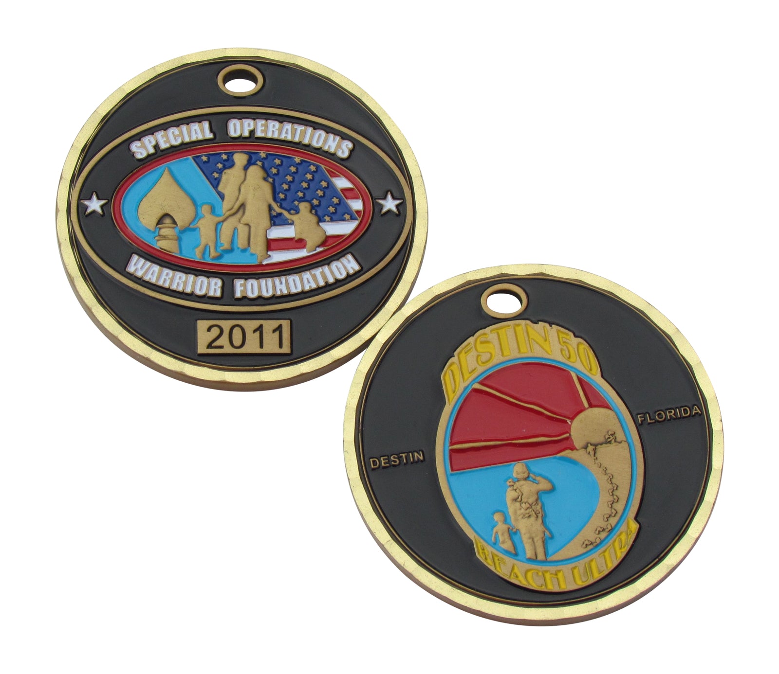Special Operation Warriors Foundation 2011 Destin Florida Challenge Coin