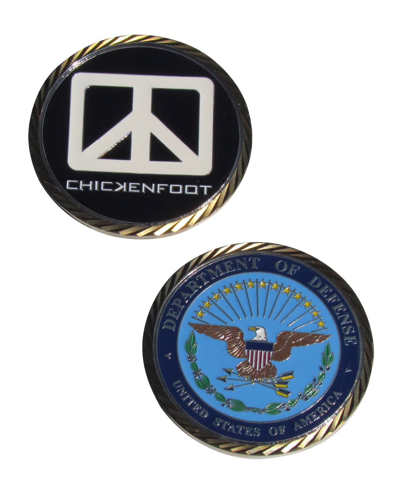 US Department of Defense Chicken Foot Challenge Coin