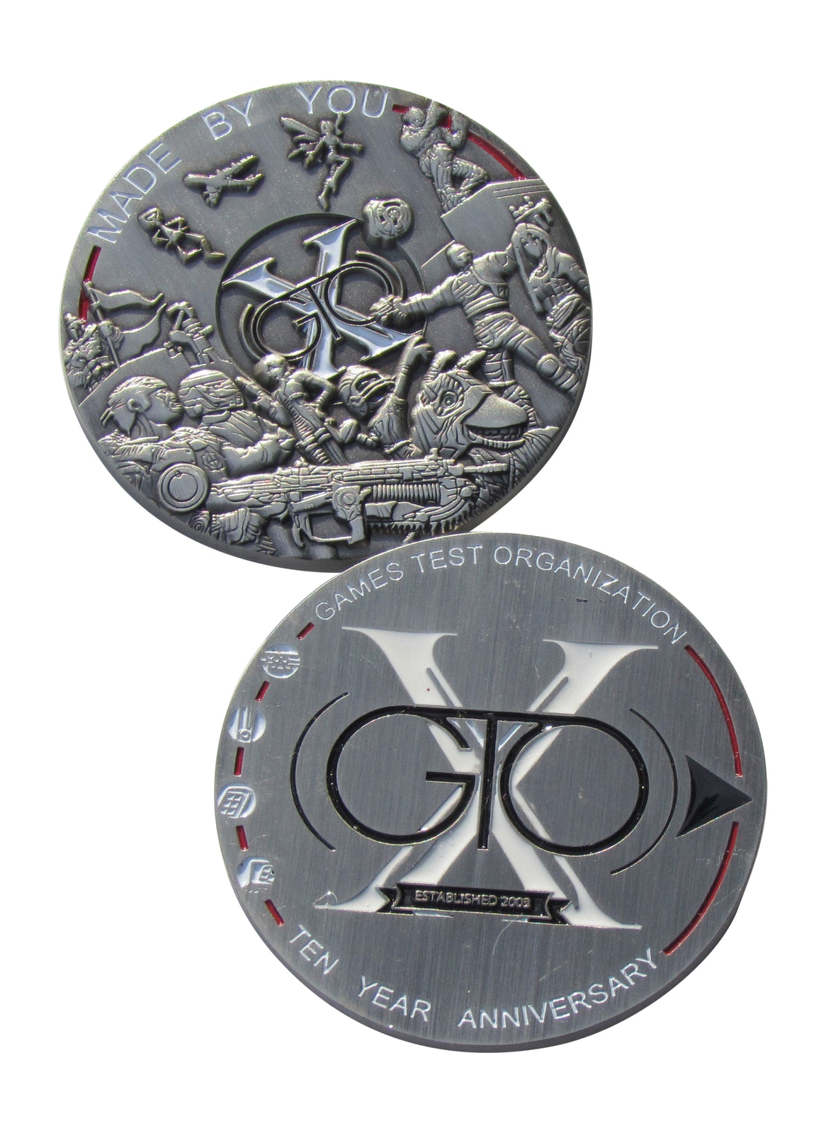 Games Test Organization Challenge Coin