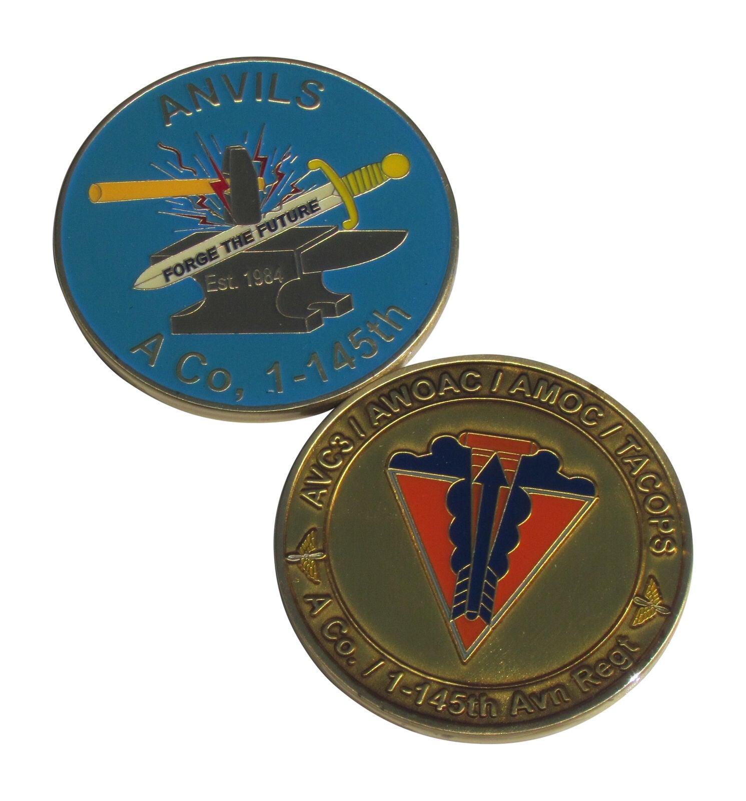 Fort Rucker A Company 1-145th Aviation Regiment Challenge Coin