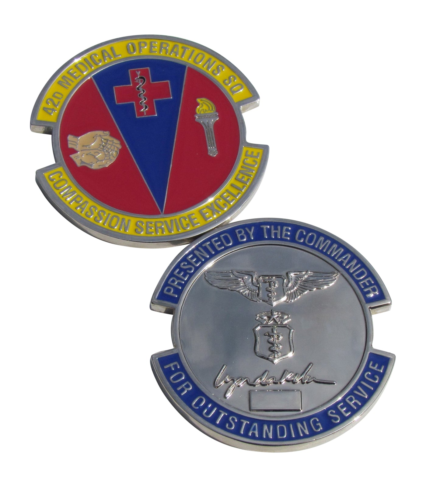 US Air Force 42D Medical Operations SQ.Challenge Coin