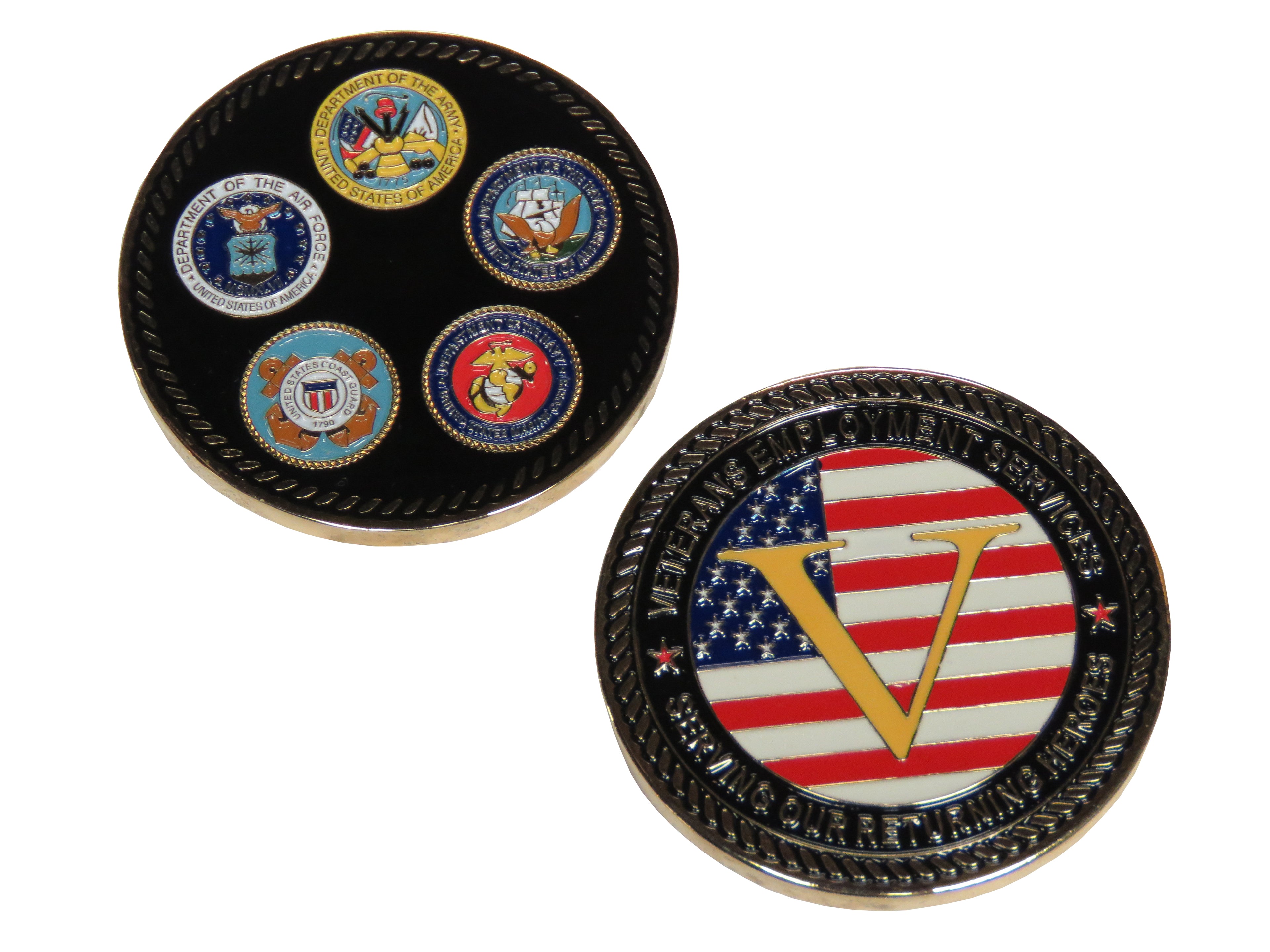 Veterans Employment Services Challenge Coin